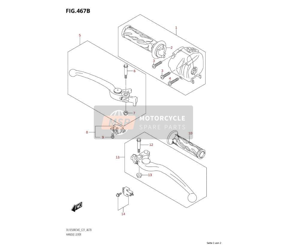 5750024F22, Levier D'Embrayage, Suzuki, 2