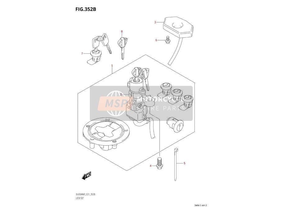 9570031870, Serrure, Suzuki, 3