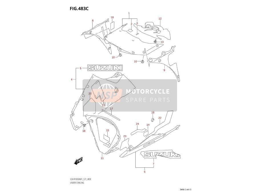 6818147HA1YWW, Embleme, Suzuki, 0