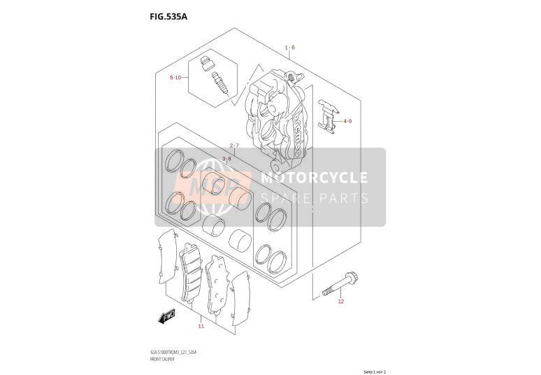 5910017K00999, Etrier  Frein, Suzuki, 1