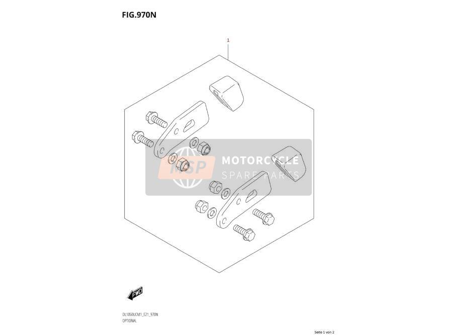 9370031841, Plastic SIDE-CASE Adapt DL1050, Suzuki, 0