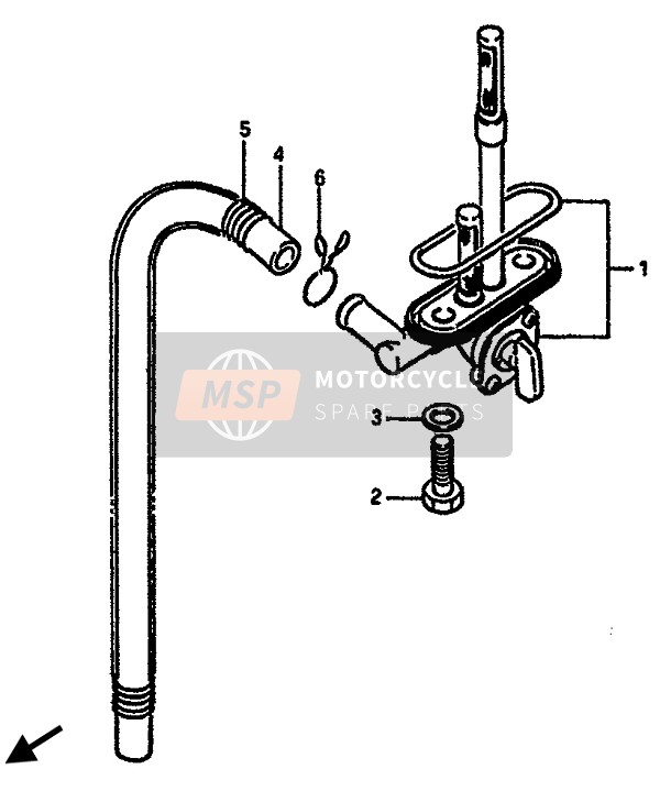 4430027A01, Cock Assy,Fuel, Suzuki, 0