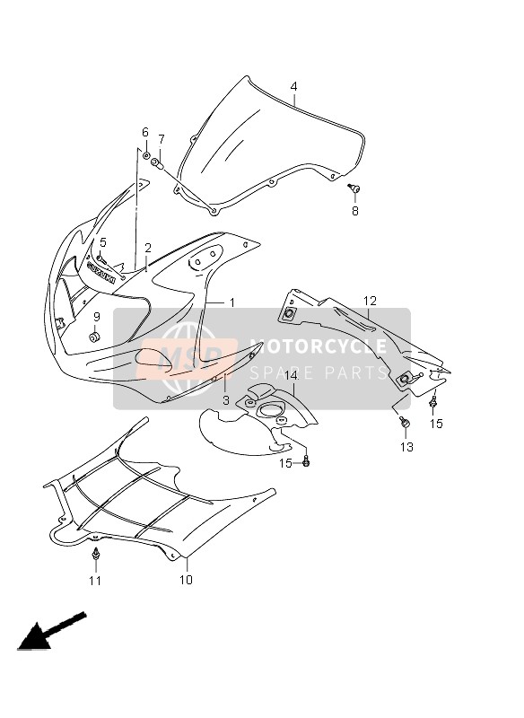 6828040F000JW, Tape Set, Side (White), Suzuki, 0