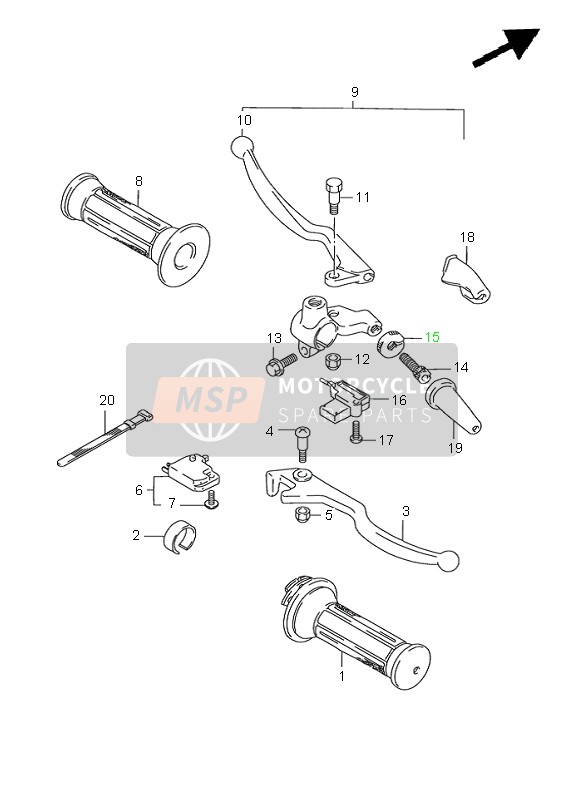 5746014J02, Contacteur De Stop, Suzuki, 4