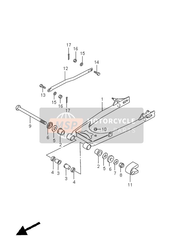 6126245002, Dust Seal, Pivot Shaft, Suzuki, 0