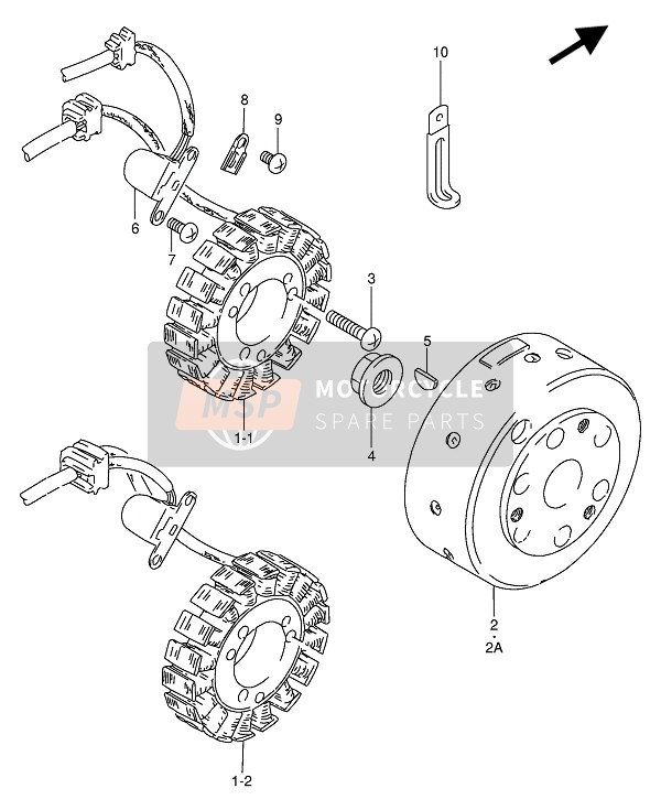 3216037410, Coil, Pickup, Suzuki, 0