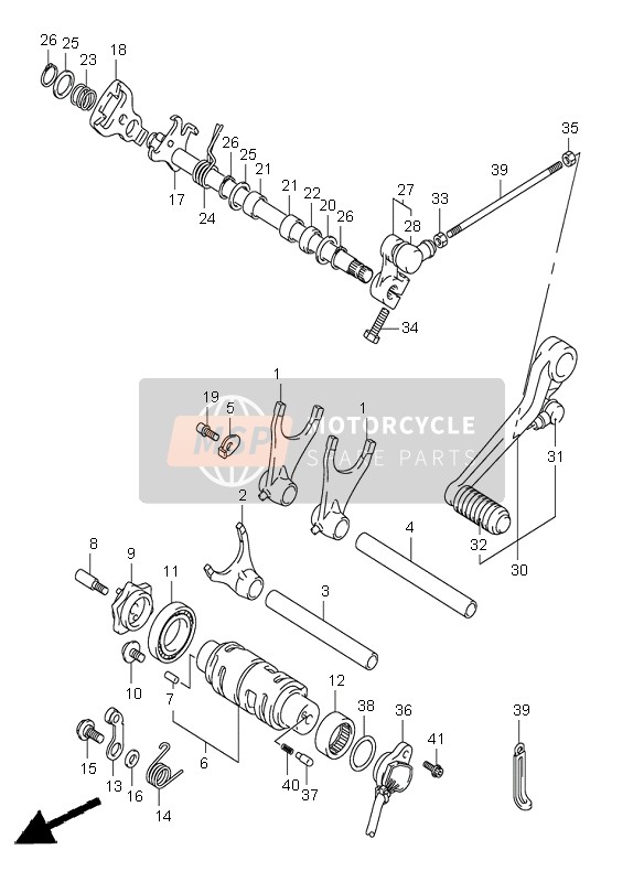 2560040F01, Lever Assy,Gear, Suzuki, 0