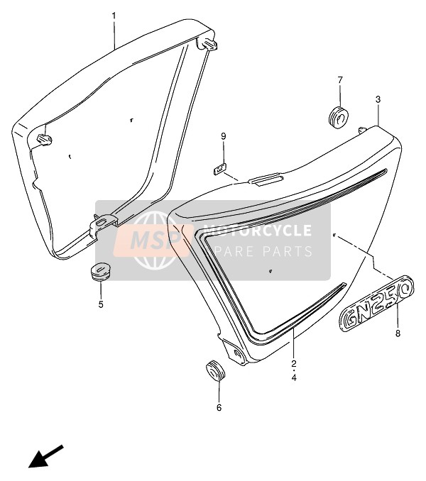 68130383119WE, Tape Set,Frame, Suzuki, 0