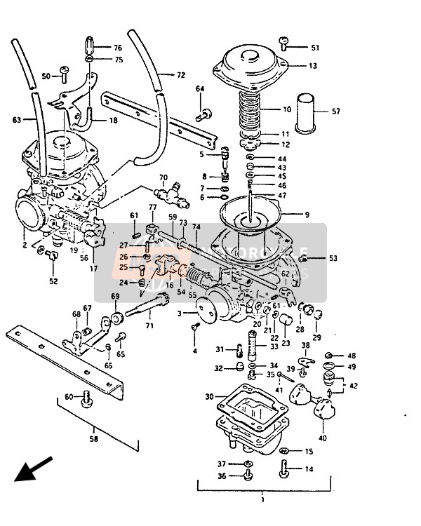 1365151011, Seal,Throttle S, Suzuki, 2