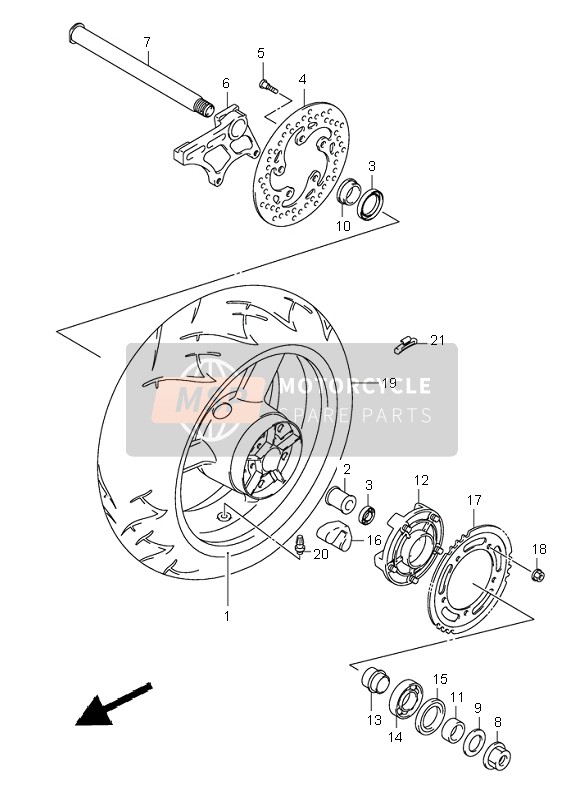 6474135F10, Spacer, Axle Rh, Suzuki, 0