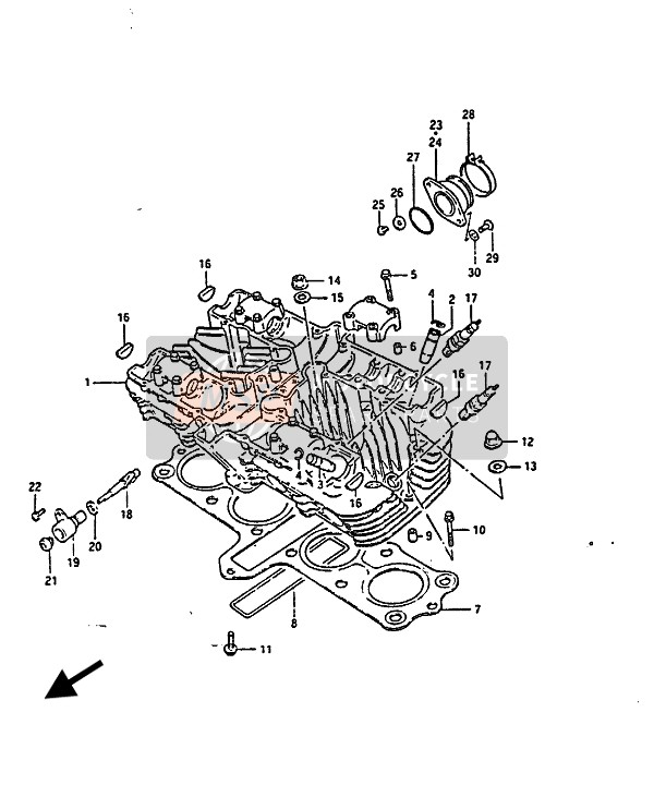 0924123002, Plug, Cylinder Head Side, Suzuki, 0