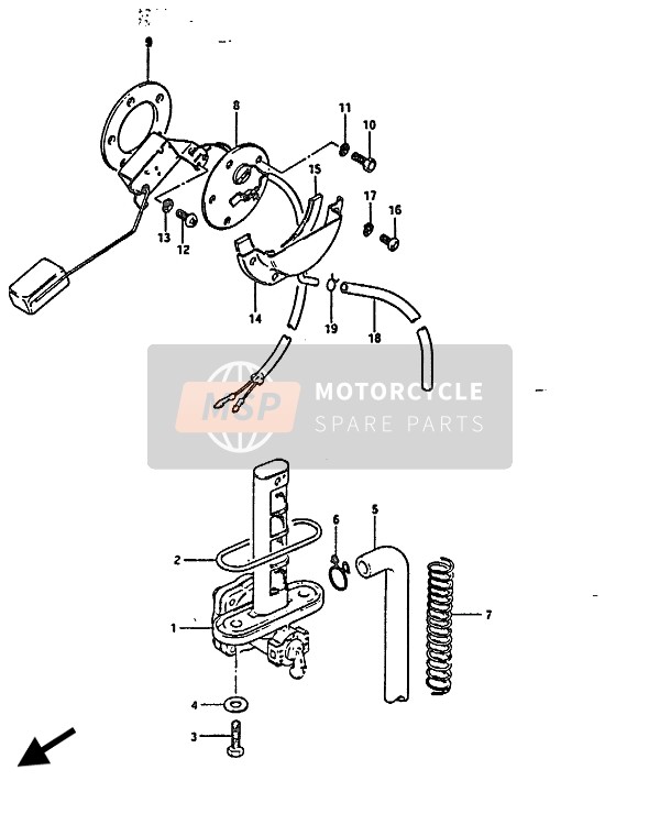 4430045373, Rubinetto Carburante, Suzuki, 0