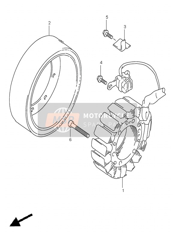 3237113E00, C Pletina Plato Magnetic, Suzuki, 0