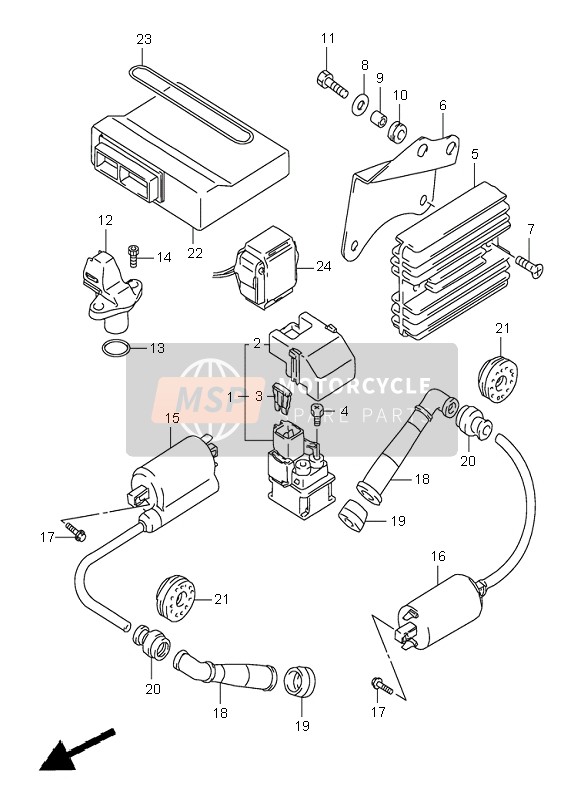 3354302F00, Cover, Spark Plug Cap, Suzuki, 1