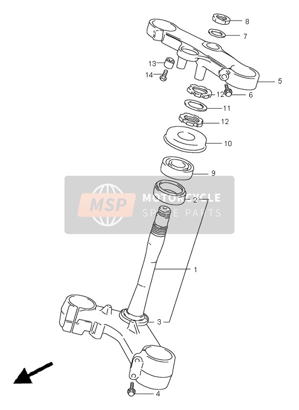 0155008357, Bolt, Handle Holder, Suzuki, 3