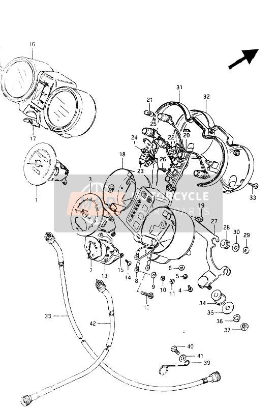 Suzuki GSX400(E)(S) 1985 Tachometer for a 1985 Suzuki GSX400(E)(S)