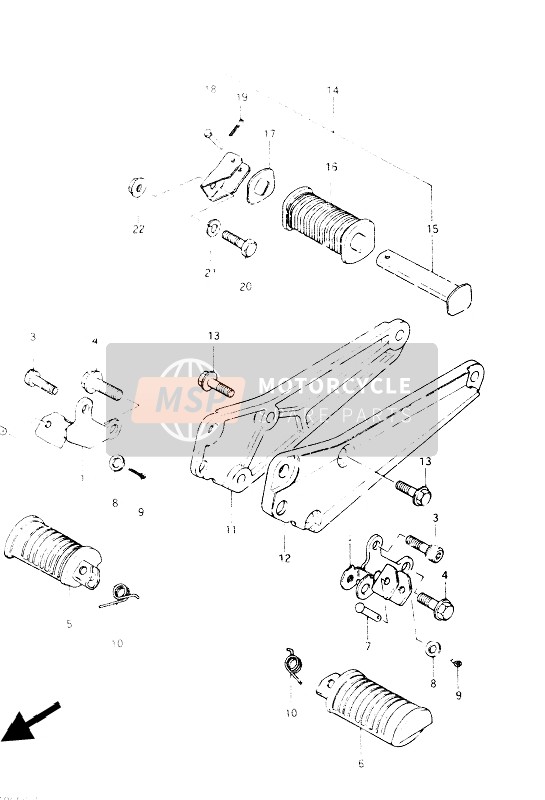 015501025A, Lagerbolzen, Suzuki, 2