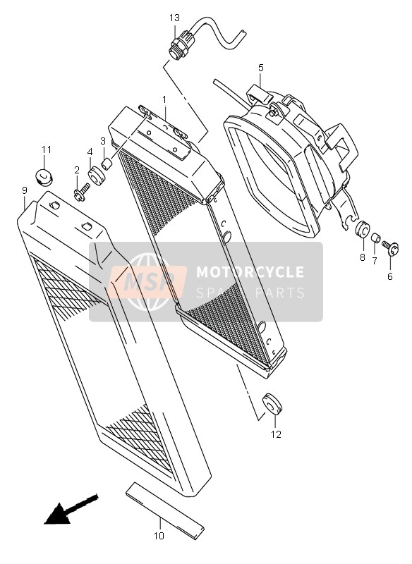 3485023E00, Switch Assy,Wat, Suzuki, 0