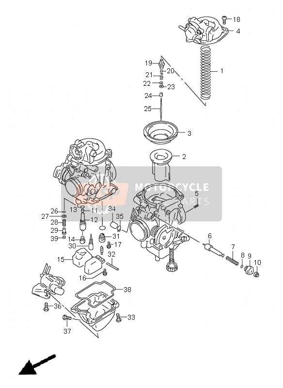 Suzuki XF650 FREEWIND 1999 Carburettor for a 1999 Suzuki XF650 FREEWIND