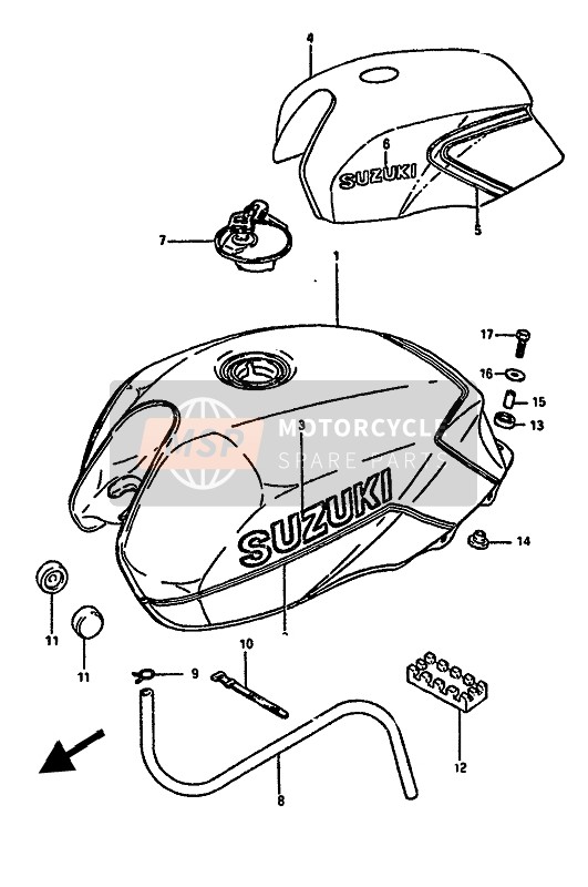 0940718401, Clamp(L:187), Suzuki, 0