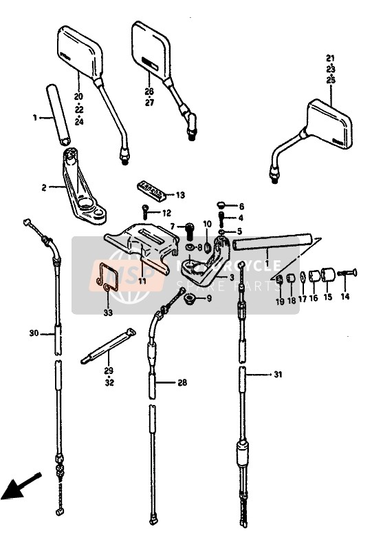 5820043400, Conj.Cable Embrague, Suzuki, 1