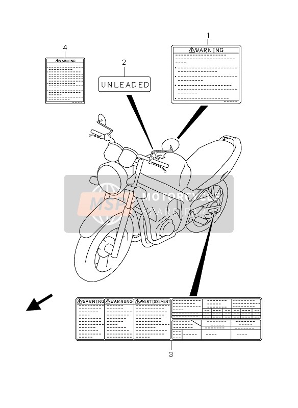 6892229F21, Label,Screen, Suzuki, 2