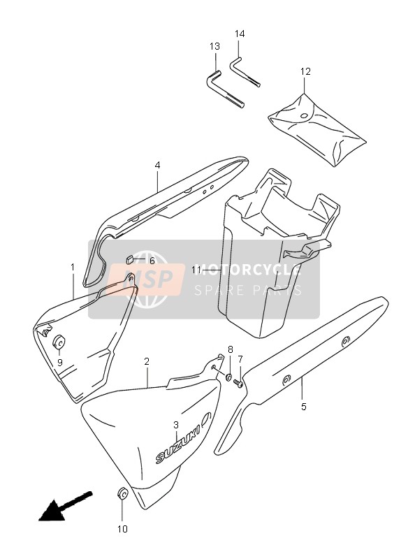 471110AE10NE2, Cover,Frame,R, Suzuki, 0