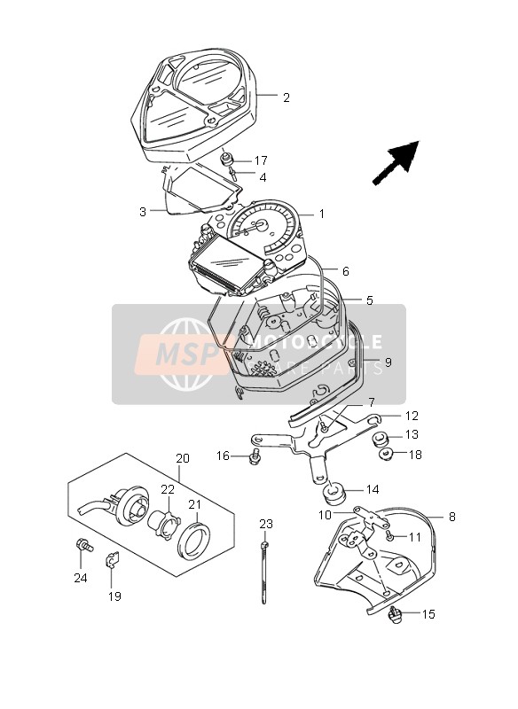 3415016G30, Scatola Strumenti, Suzuki, 0