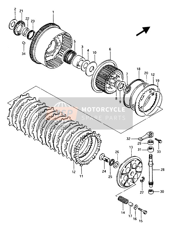 1632149000, Gear, Oil Pump Drive (NT:34), Suzuki, 2