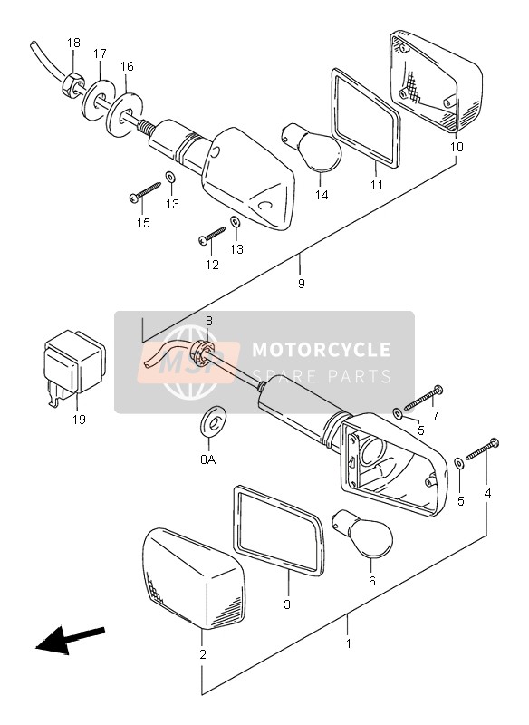 Lampe de clignotant