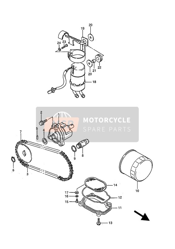 1510038A01, Pump Assy,Fuel, Suzuki, 1