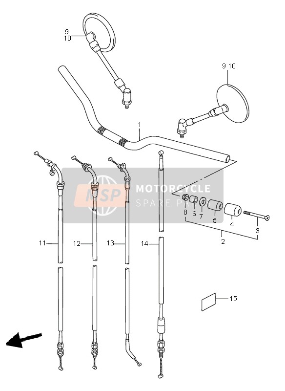 5820026E01, Cavo Comando Frizione, Suzuki, 1