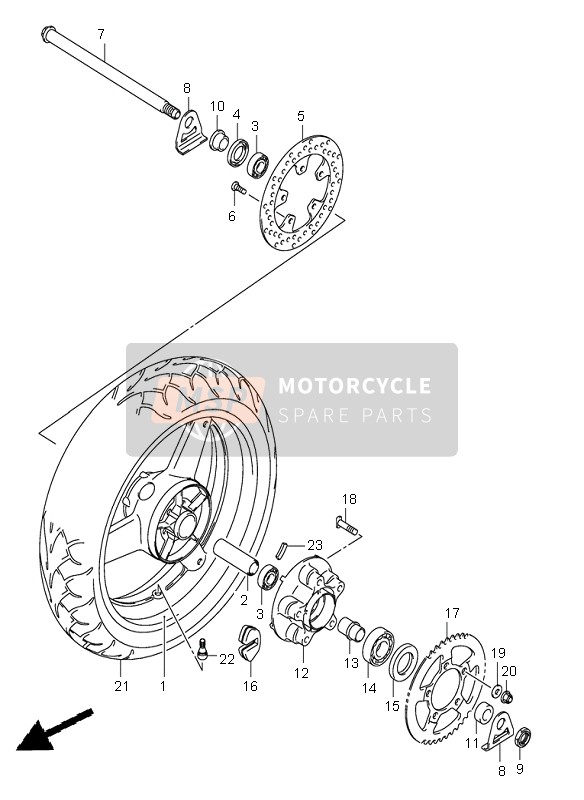 6465127A01, Daempfer, Suzuki, 2