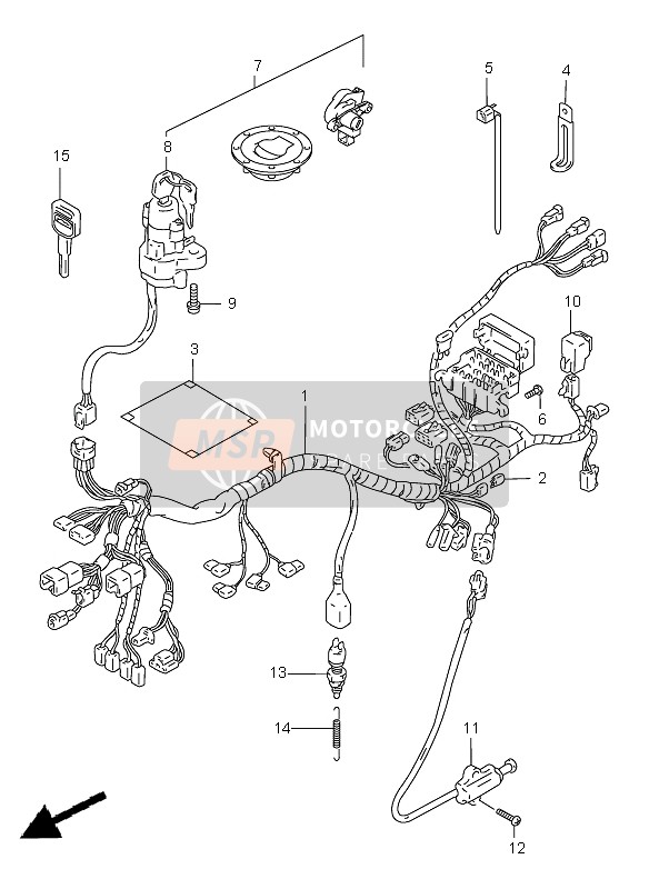 3784044X51, Switch,Side St., Suzuki, 0