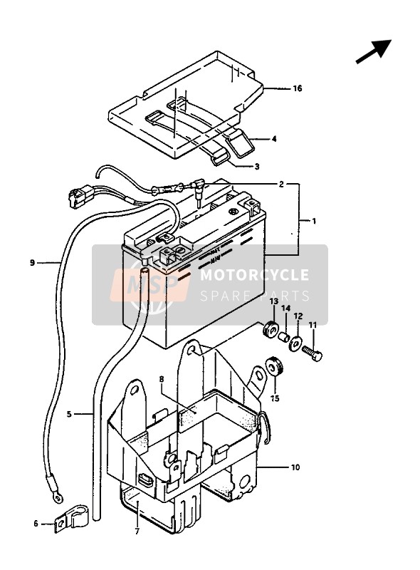 0946200009, Bande Isolante, Suzuki, 1