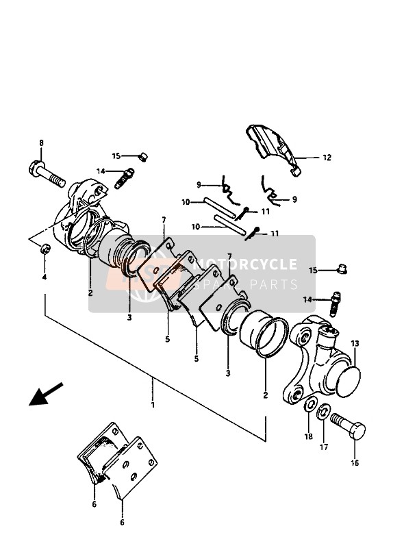 5915124A01, Deckel, Suzuki, 1