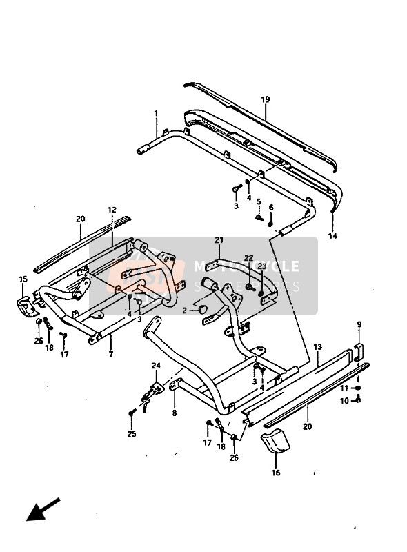 0918006257, Spacer (6.5X9X6.5), Suzuki, 3