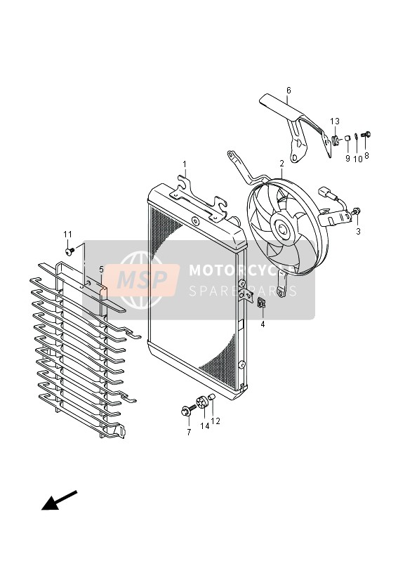 1771048G00, Radiator Assy, Water, Suzuki, 0