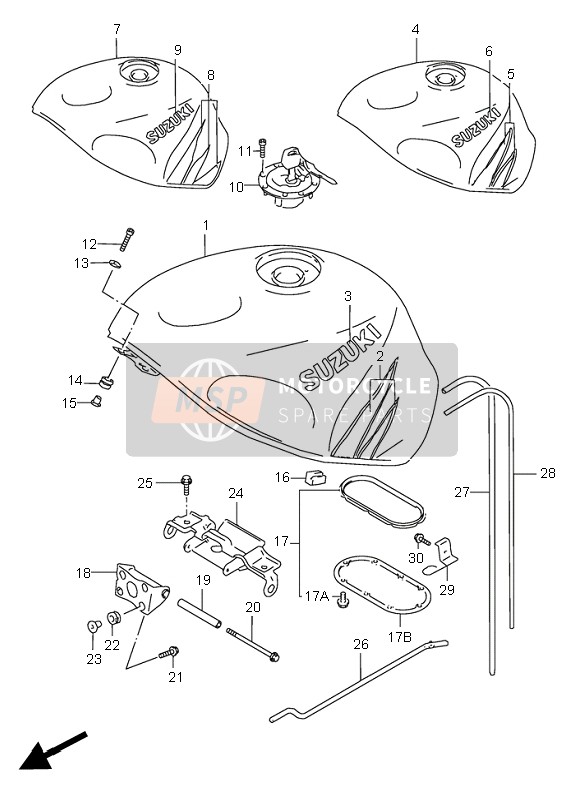 4420033821, Cap Set,Fuel Ta, Suzuki, 0