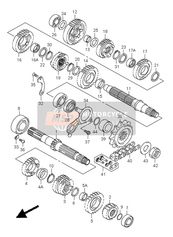 2425102F11, Zahnrad, Suzuki, 2