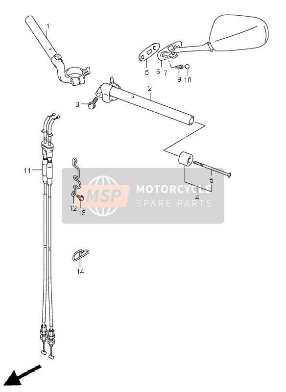 Handlebar (SV1000S-S1-S2)