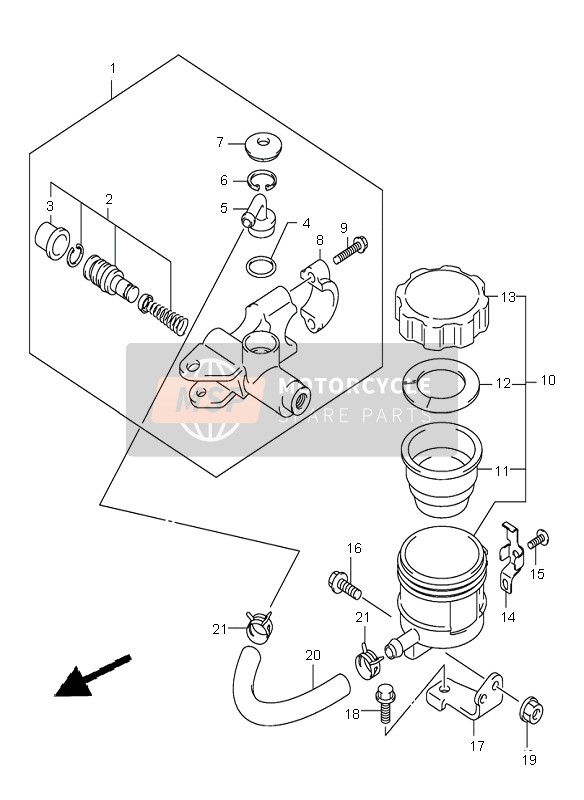 Front Master Cylinder (SV1000S-S1-S2)