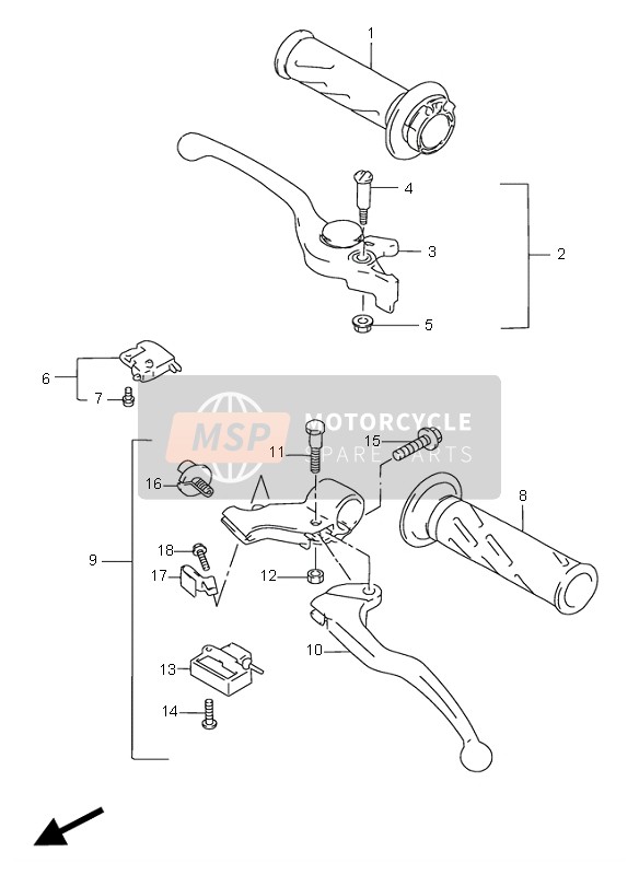 5762140F00, .Lever,Clutch, Suzuki, 7