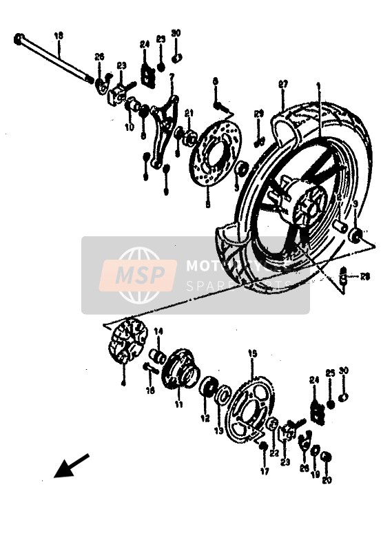 6264704A01, Stofkap, Suzuki, 3