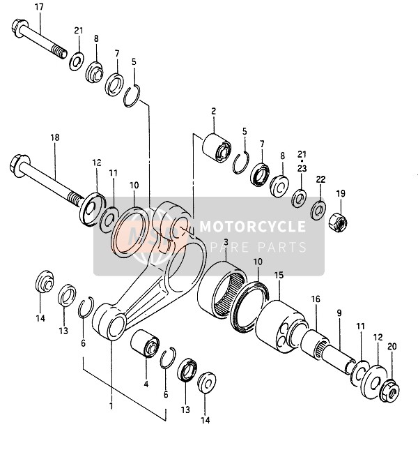 6268443401, Collar, Lower, Suzuki, 2