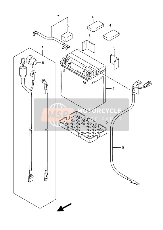 3381048G00, Wire, Starter Motor  Lead, Suzuki, 0