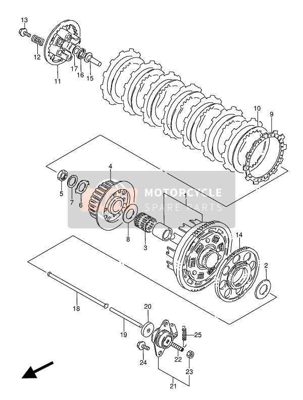 2312127A00, Piece, Push, Suzuki, 0