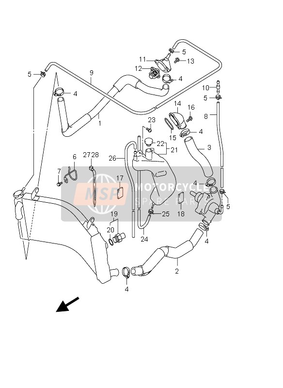 1785324F00, Hose, Cylinder Inlet, Suzuki, 0