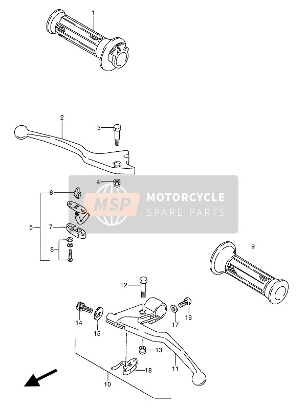 5743149110, .Bolt, Brake Lever Pivot, Suzuki, 2