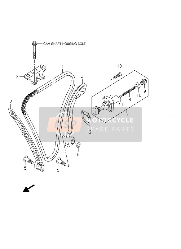 1281129G01, Tensioner,Cam C, Suzuki, 0